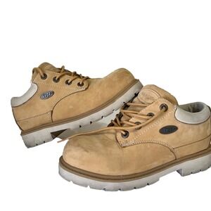 Lugz  VTG Shoe Low Top Suede  Work Shoes Boots‎  Women's 6 Leather Upper